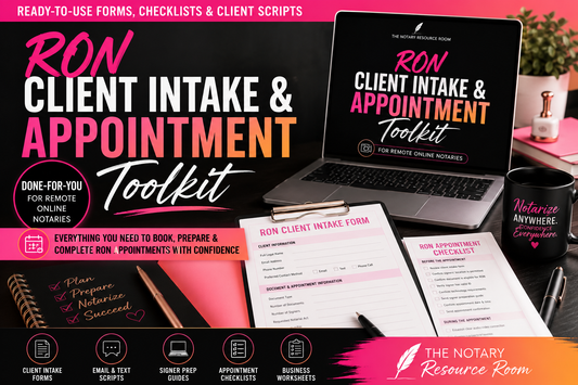 RON Client Intake & Appointment Toolkit