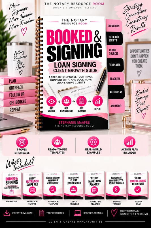 Booked & Signing — Loan Signing Client Growth Guide