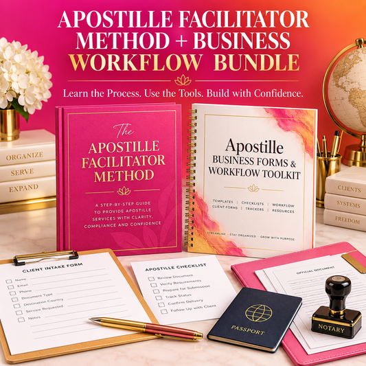 Apostille Facilitator Method + Business Workflow Bundle