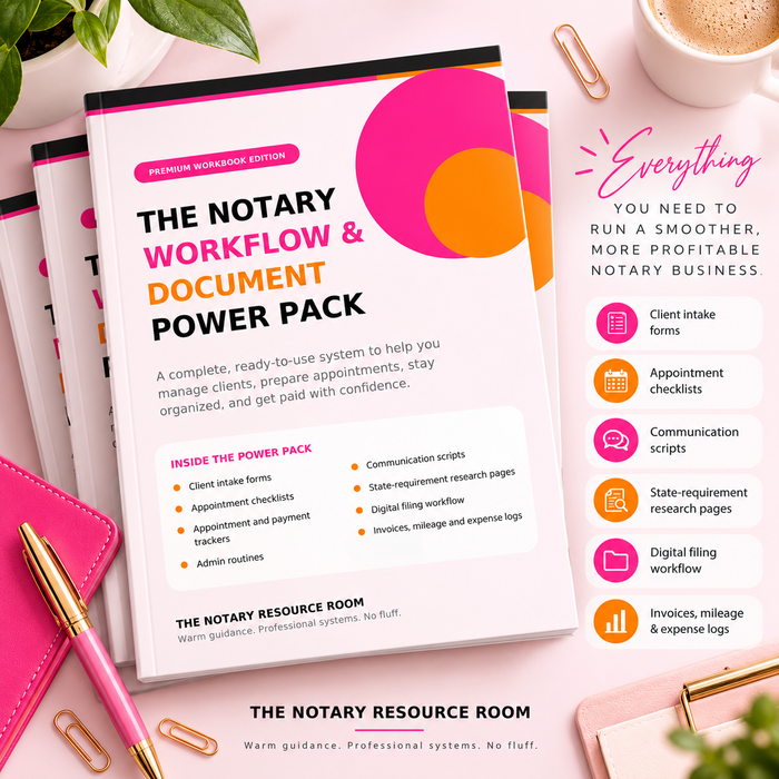 Run Your Notary Business Like a Pro Without the Guesswork